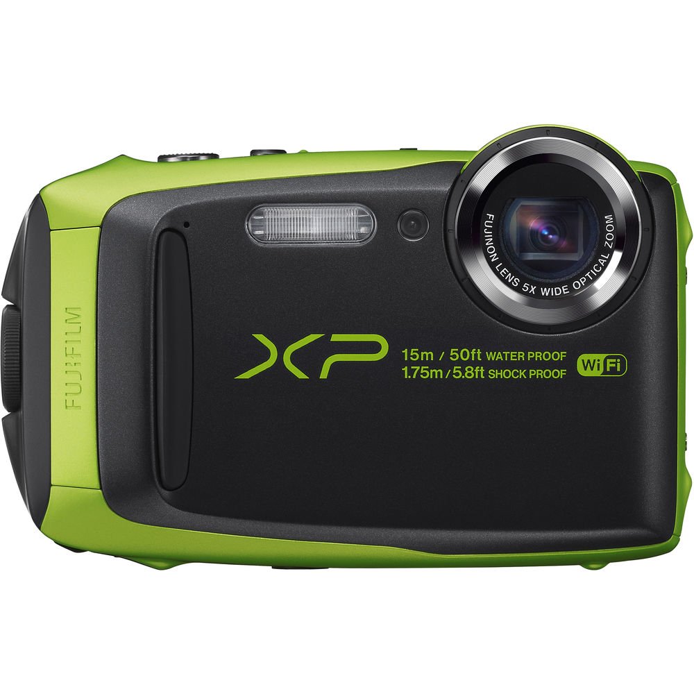 Buy Fujifilm FinePix XP90 Green Waterproof Digital Camera (Black 