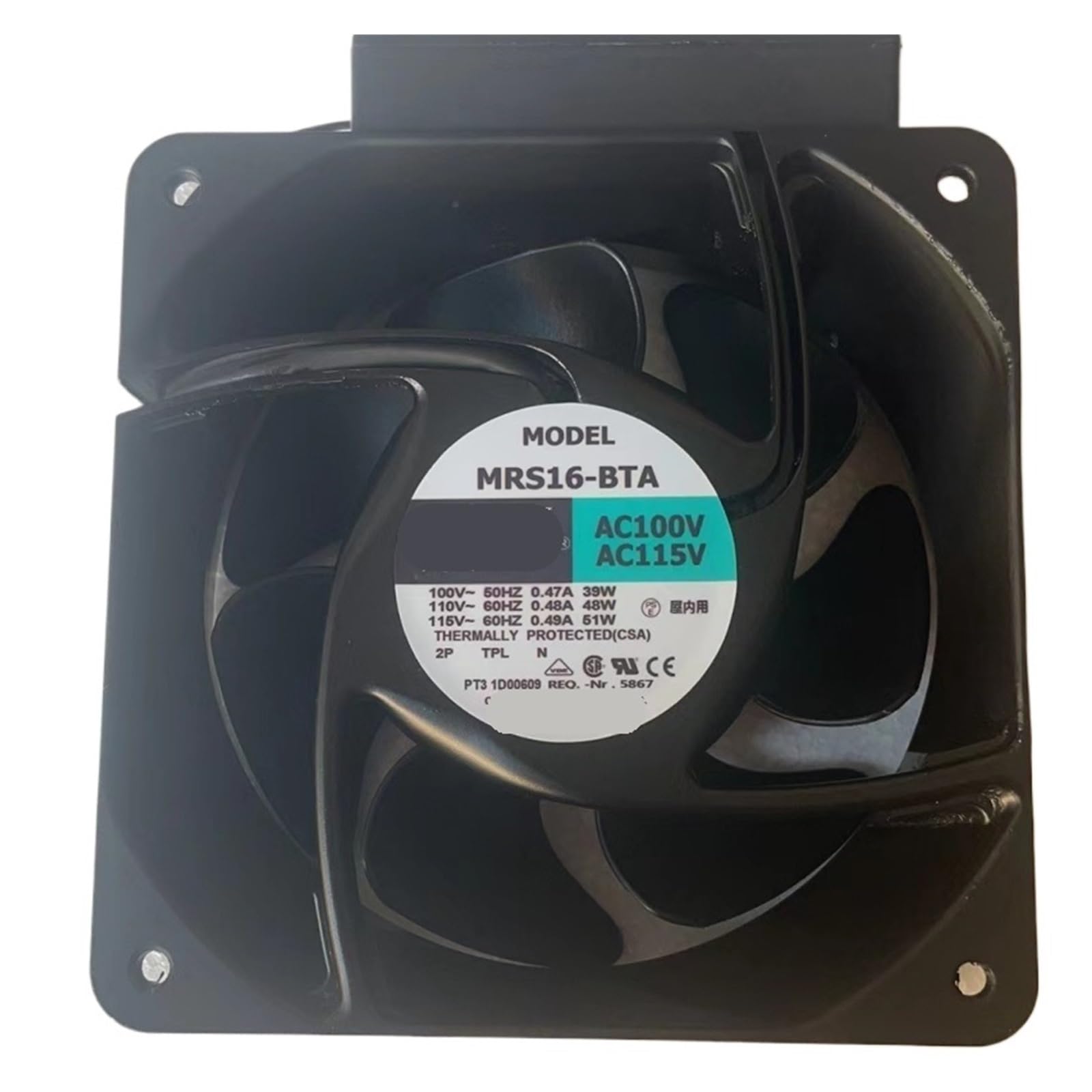 YMUGUEGH MRS16-BTA 100-115V 160 * 160 * 62MM axial flow fans