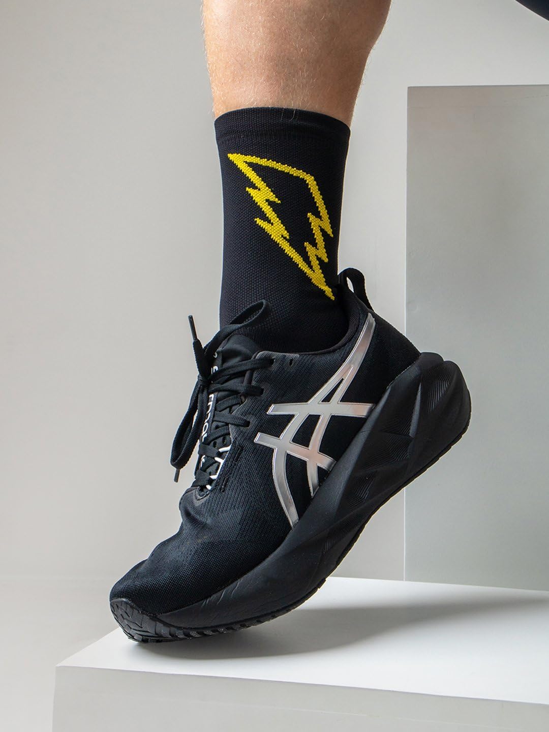 Meia Hupi Run para Corrida Preto/branco, Cor: Preto/branco Meia Hupi Run para Corrida Preto/branco, Cor: Preto/branco