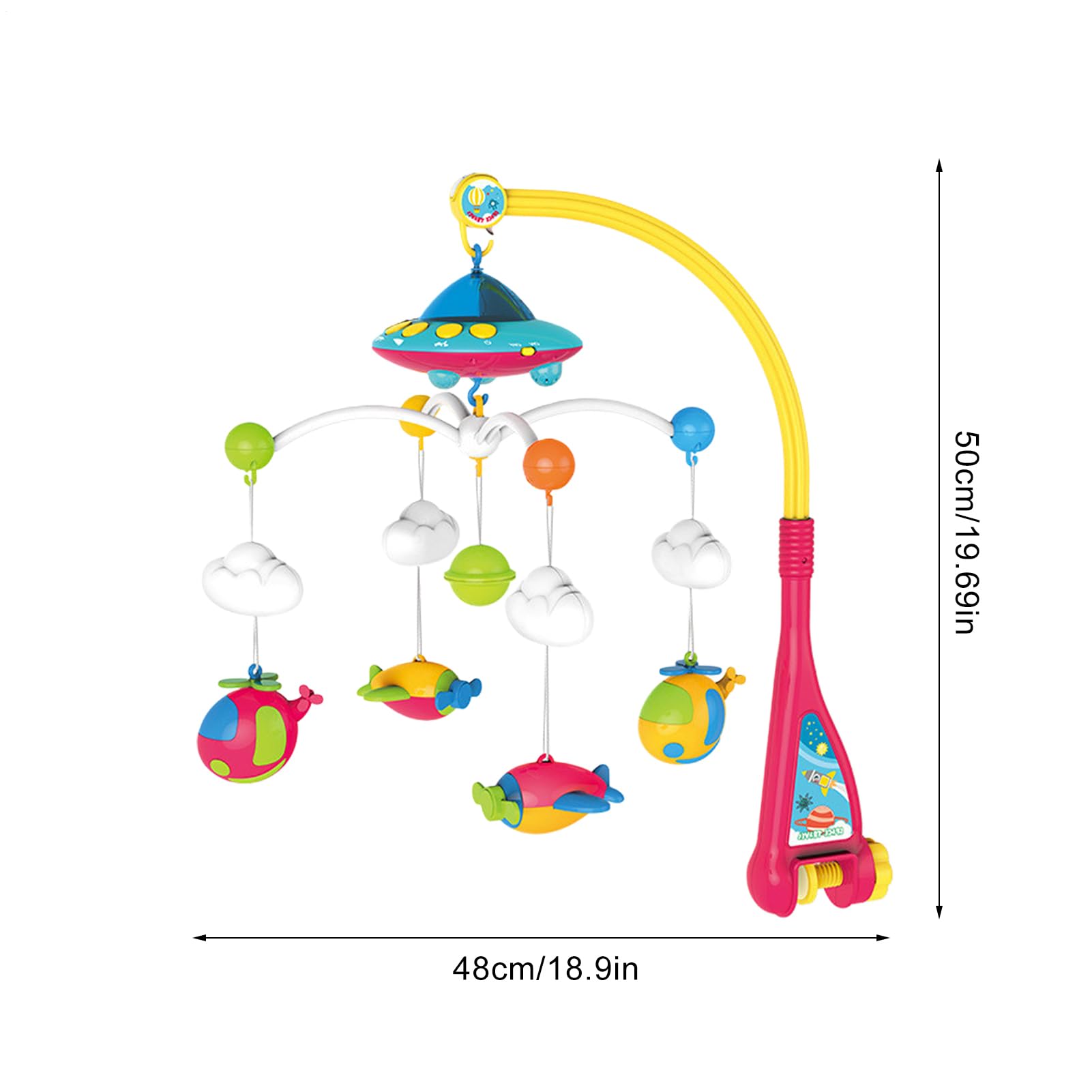 Mobile musicale per culla, cucciolo di cucciolo mobile Crib asilo | DECORAZIONE NURSERY CASA BAMBINO PER GIOVAMENTO PER GENITO