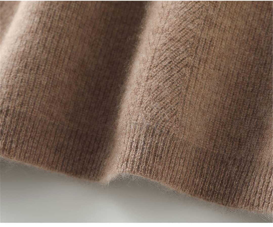 Disimlarl Elegante 100% lana merino scollo a V casual maglione abito da donna