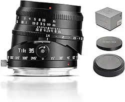 TTARTISAN Lente Tilt 35 mm f1.4 para Canon RF Mount APS-C Foco Manual Tilt Shift Lens EOS R RP R5 R5C R6 R6 Mark II R3 R8 R7 R10 R50 R100