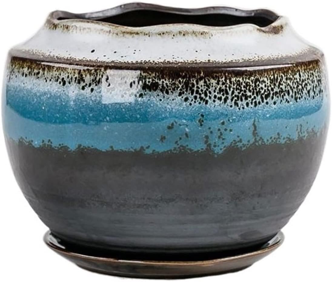 Outdoor Indoor Garden Plant Pots Desktop Ceramic Flower Pots Plant