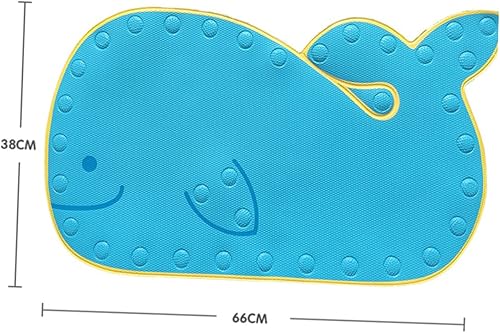 Miniatura 9 de Tapete de baño para cojín de baño, tapete antideslizante para puerta, alfombra con forma de ballena, tapete de piso, tapete de suelo no tapete azul