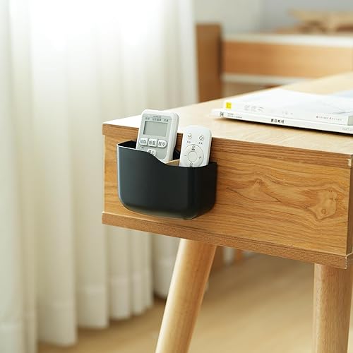 Vista 23 de SUNFICON Soportes de control remoto de montaje en pared, paquete de 2 soportes adhesivos para reproductor multimedia, organizador universal