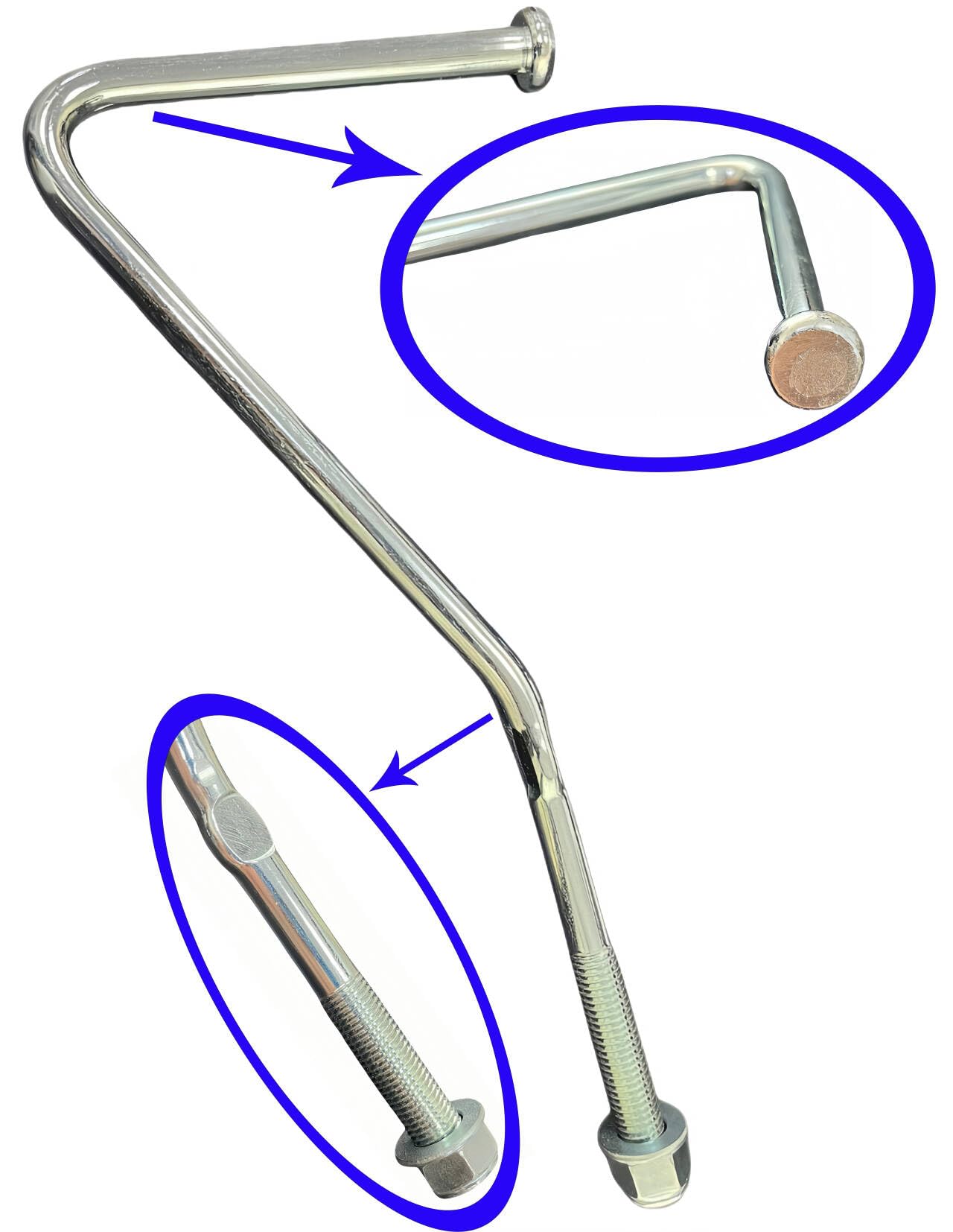 747-04269A - Barra de ajuste de cubierta delantera para MTD Troy-Bilt Pony Bronco Super Rider Range