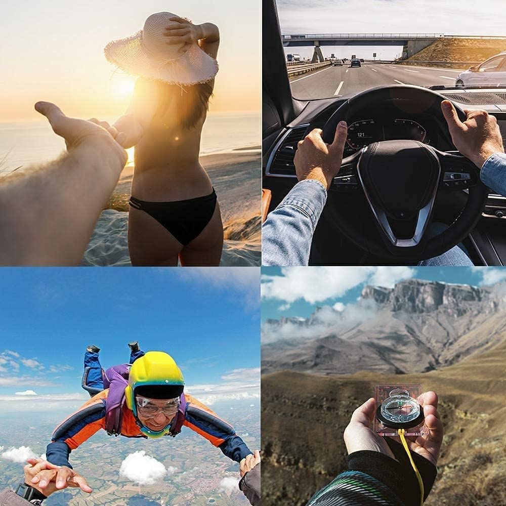 EYUVAA LABEL 5 in 1 Chest Belt Mount for Smartphone Camera Chest Strap Adjustable Accessories Kit Compatible with GoPro Hero & Action Cameras Chest Belt 4