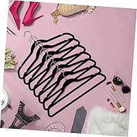 Vista 2 de 20pcs Flocking Non- Hanger Pants Rack Hanger Hanger Hanger Closet Hangers Clothes Drying Hanger Standard Hangers Hangers Hangers Metal 28c