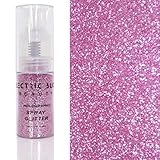 Pink Holographic Glitter - 30g Loose Glitter Spray - Face, Hair, Eye and Body Glitter for Women. Rave and Festival Accessories