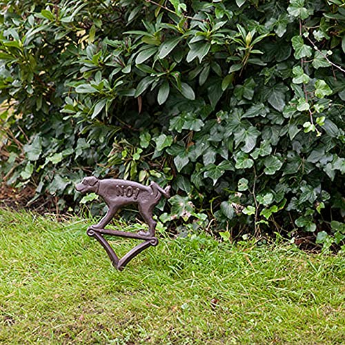 Esschert Design Cast Iron Dog Yard Signs, Brown #TOP2