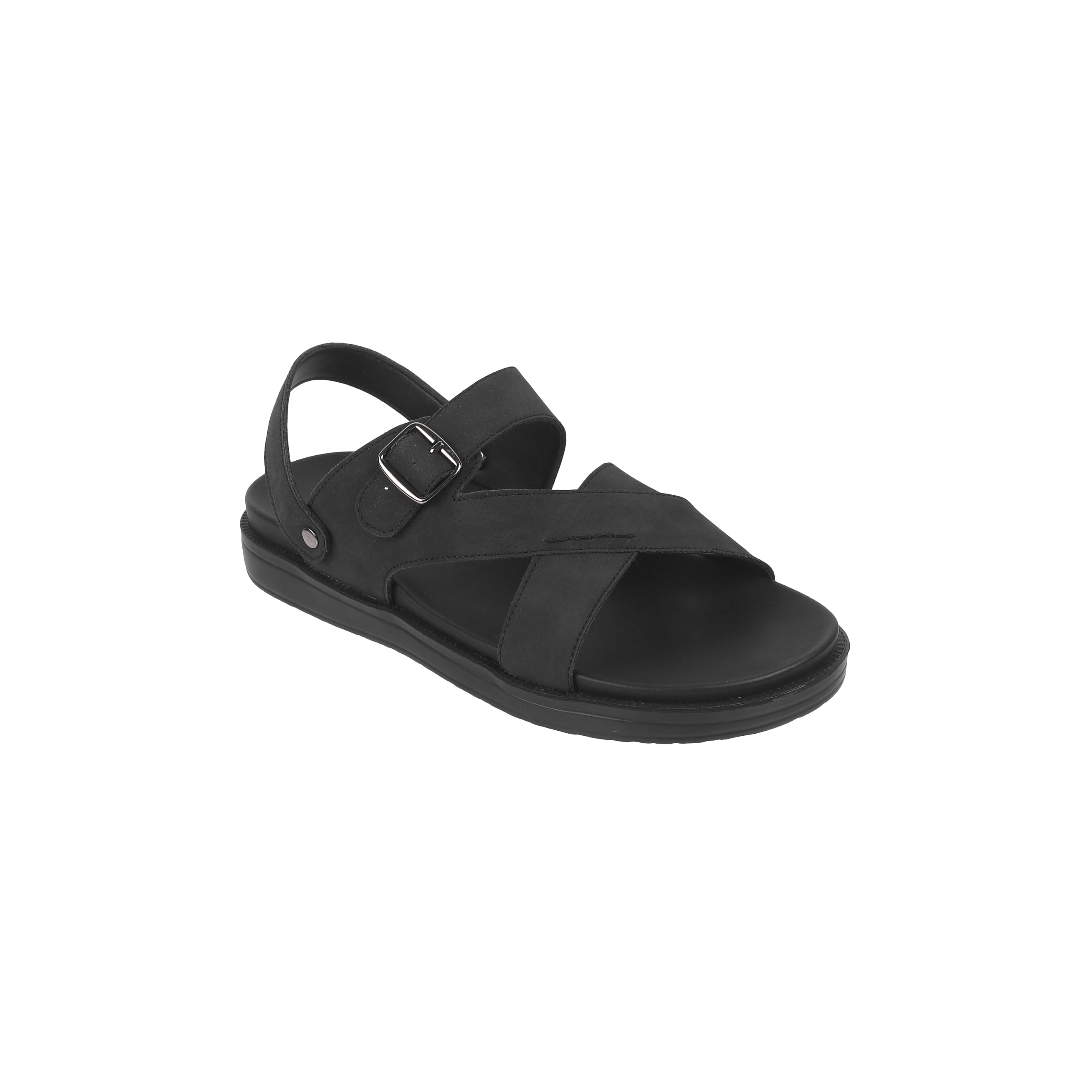 walkway Men' Black Sandals-picture-51