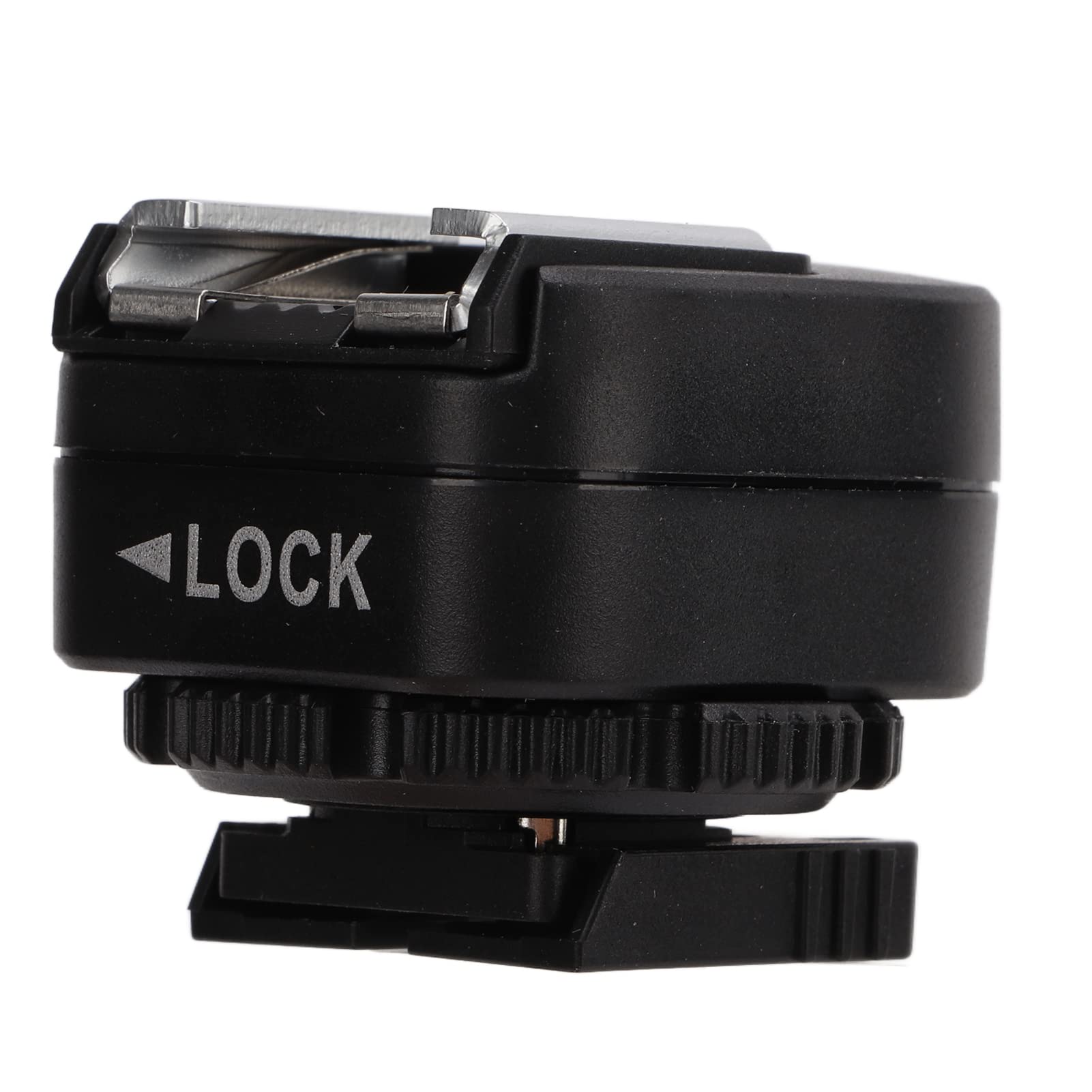 Akozon Adattatore Hot Shoe TF‑334 con Porta di Connessione PC SYNC Aggiuntiva per A73 Fotocamera A per Flash Speedlite per Accessori in Plastica per Fotocamere