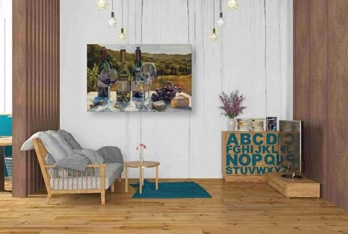 Miniatura 3 de Epic Graffiti 'A Wine Tasting' por Marilyn Hageman, lienzo decorativo para pared, 26 x 40 pulgadas