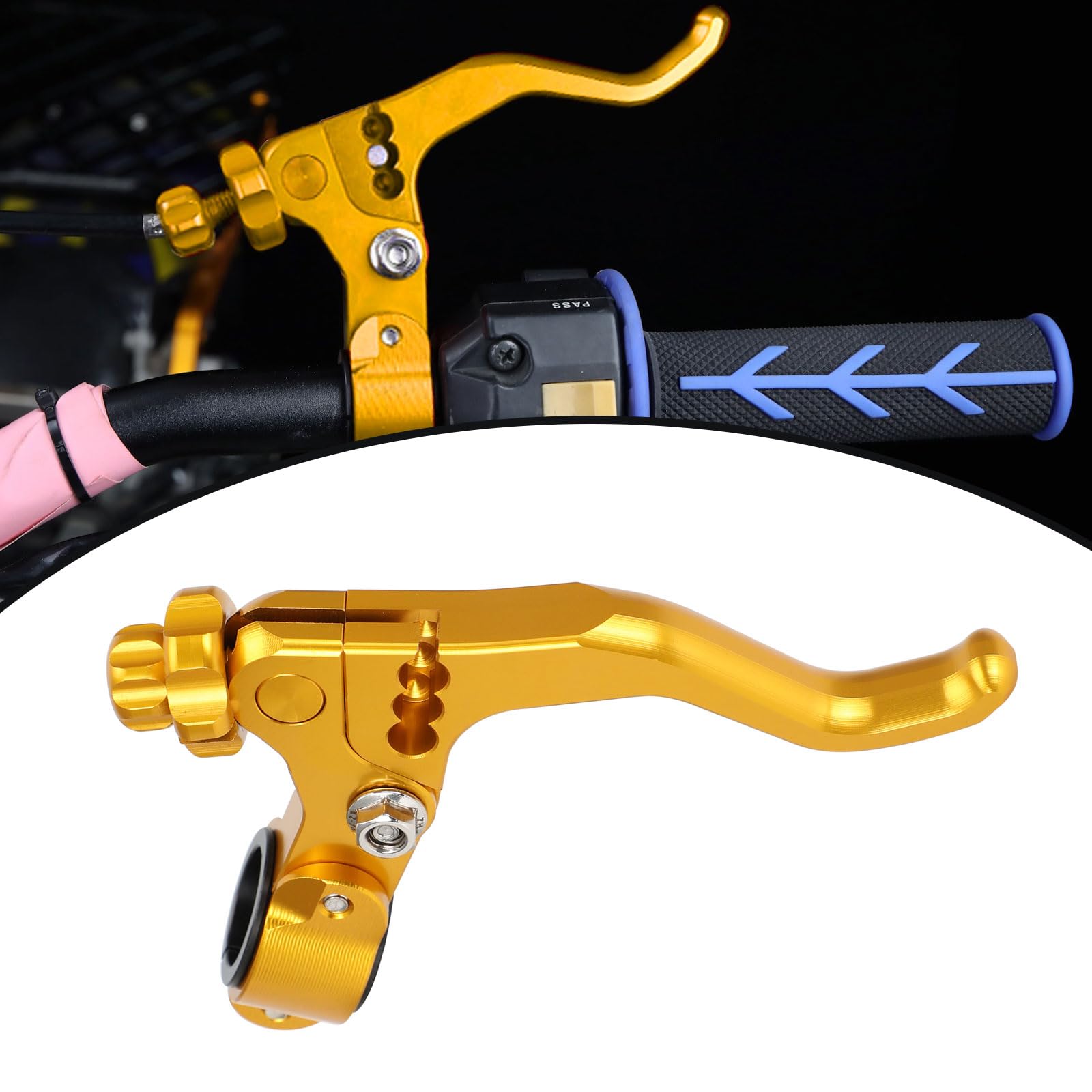 CNC Dirt Bike Stunt Clutch Lever for Motorcycles with 22mm 7/8" Handlebar