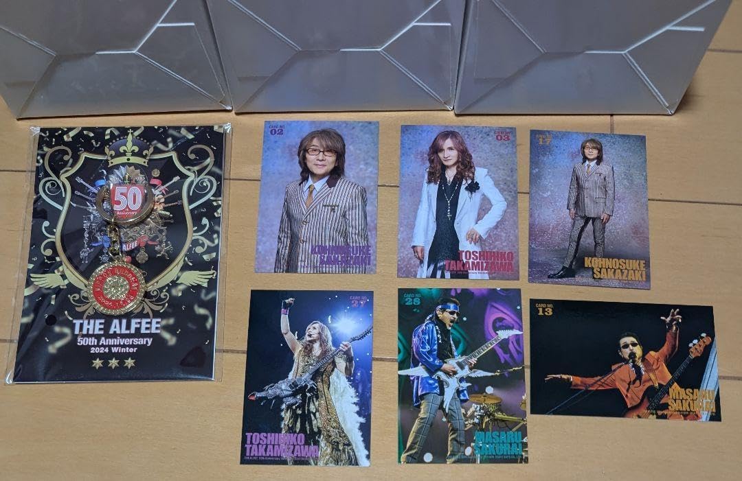 アルフィー モンチッチ3人&武道館記念キーホルダー&コレクションカード6枚 アルフィー モンチッチ3人&武道館記念キーホルダー&コレクションカード