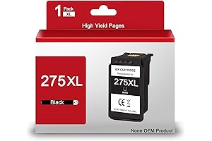 PG-275 Black Ink Cartridge High Yield Replacement for Canon PG-275 275XL 275...