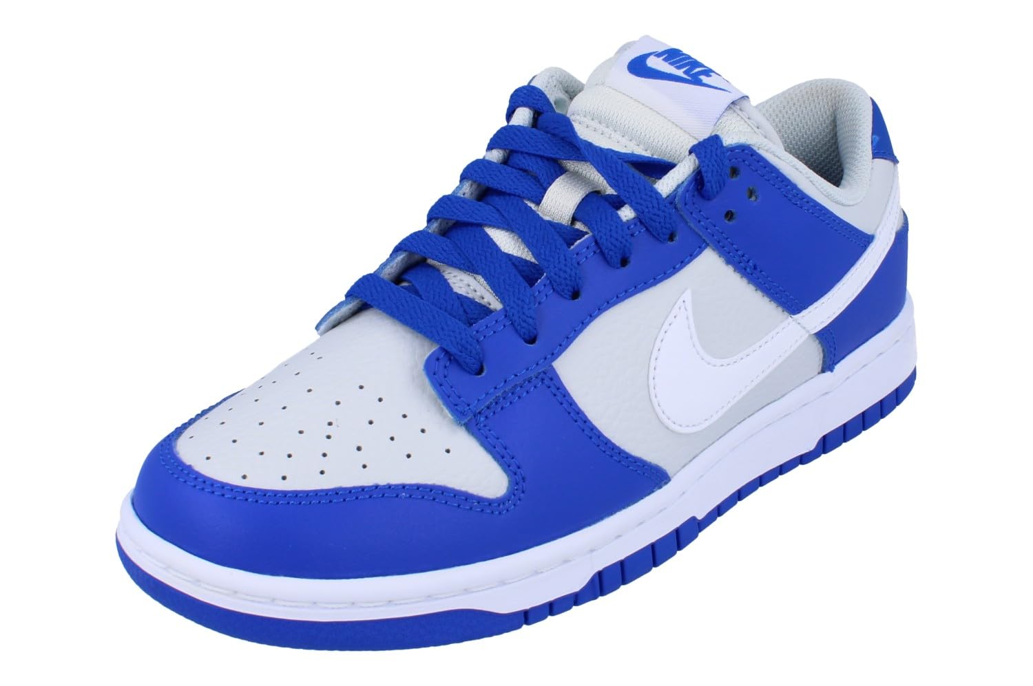 Nike Men's White/Blue Dunk Low Trainers Fn3416 001 - Uk 10 | Us 11 | Eu 45
