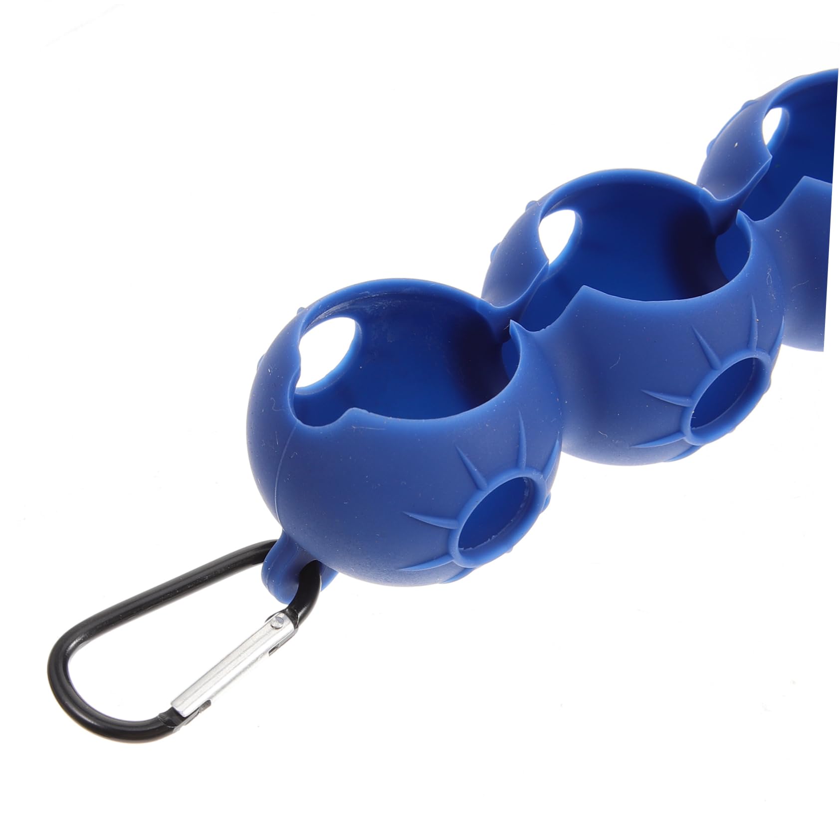 BESPORTBLE Porta 5 Blu Silicone Golf da a o Moschettone Palline e in Professionale Facile Trasportare Comodo da Appendere Protezione a Pantaloni Sacca per