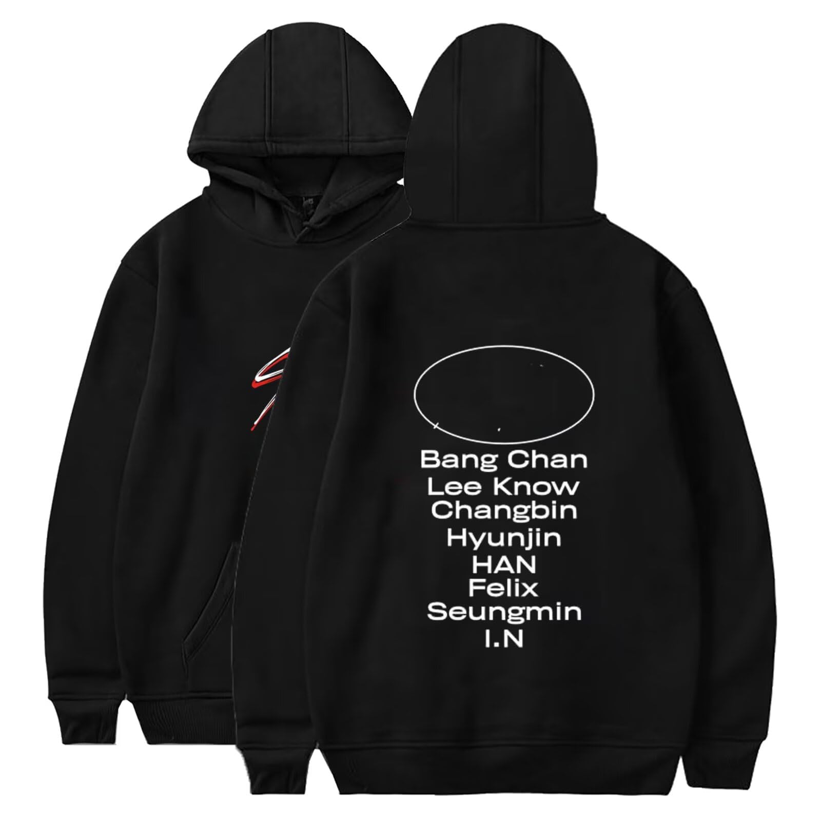 KPOP Stray Kids Hoodie Go Sweater Hyujin I.N Jisung Woojin Sweatshirt for Women Men