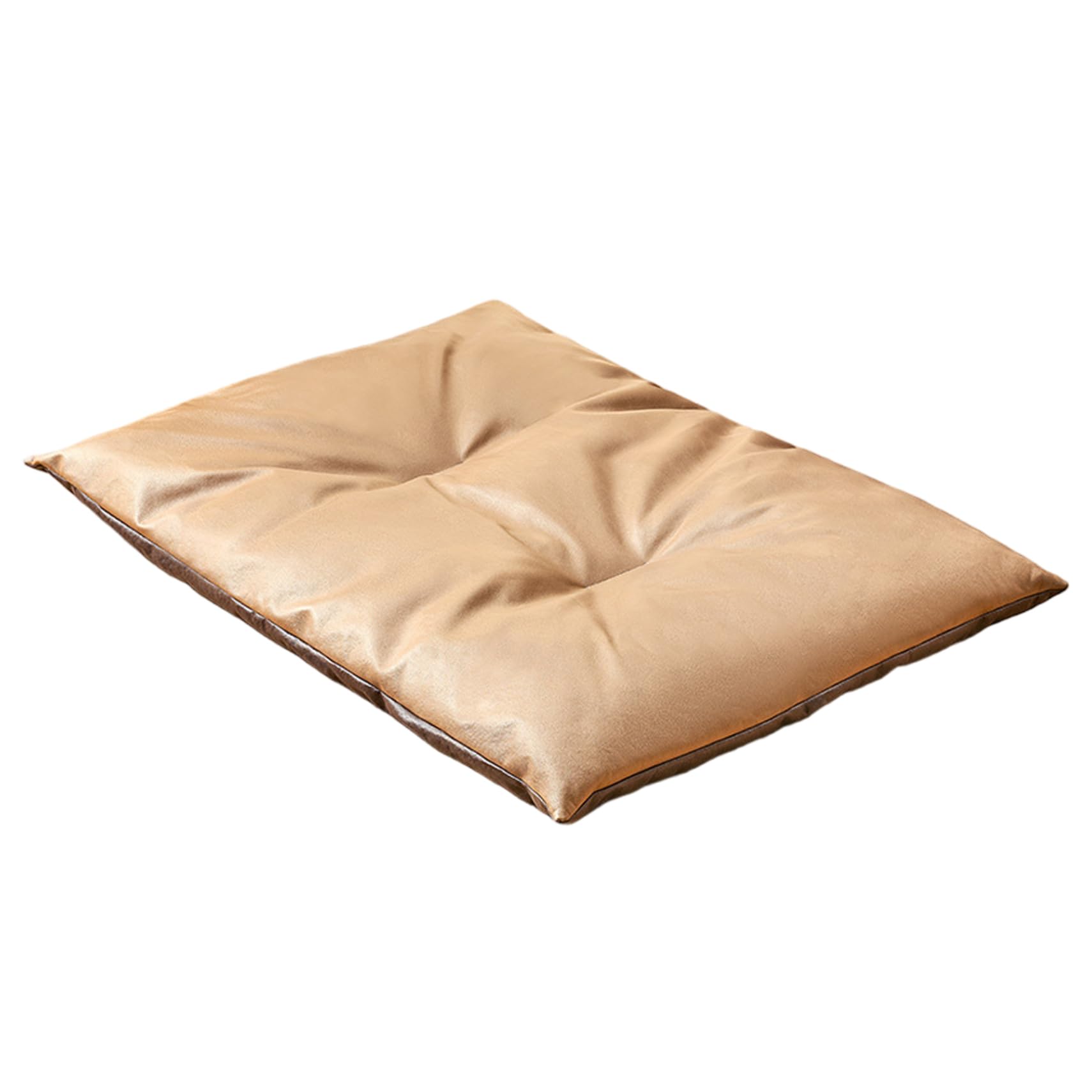 Lit pour chien imperméable en faux cuir haut de gamme et coussin double face confortable