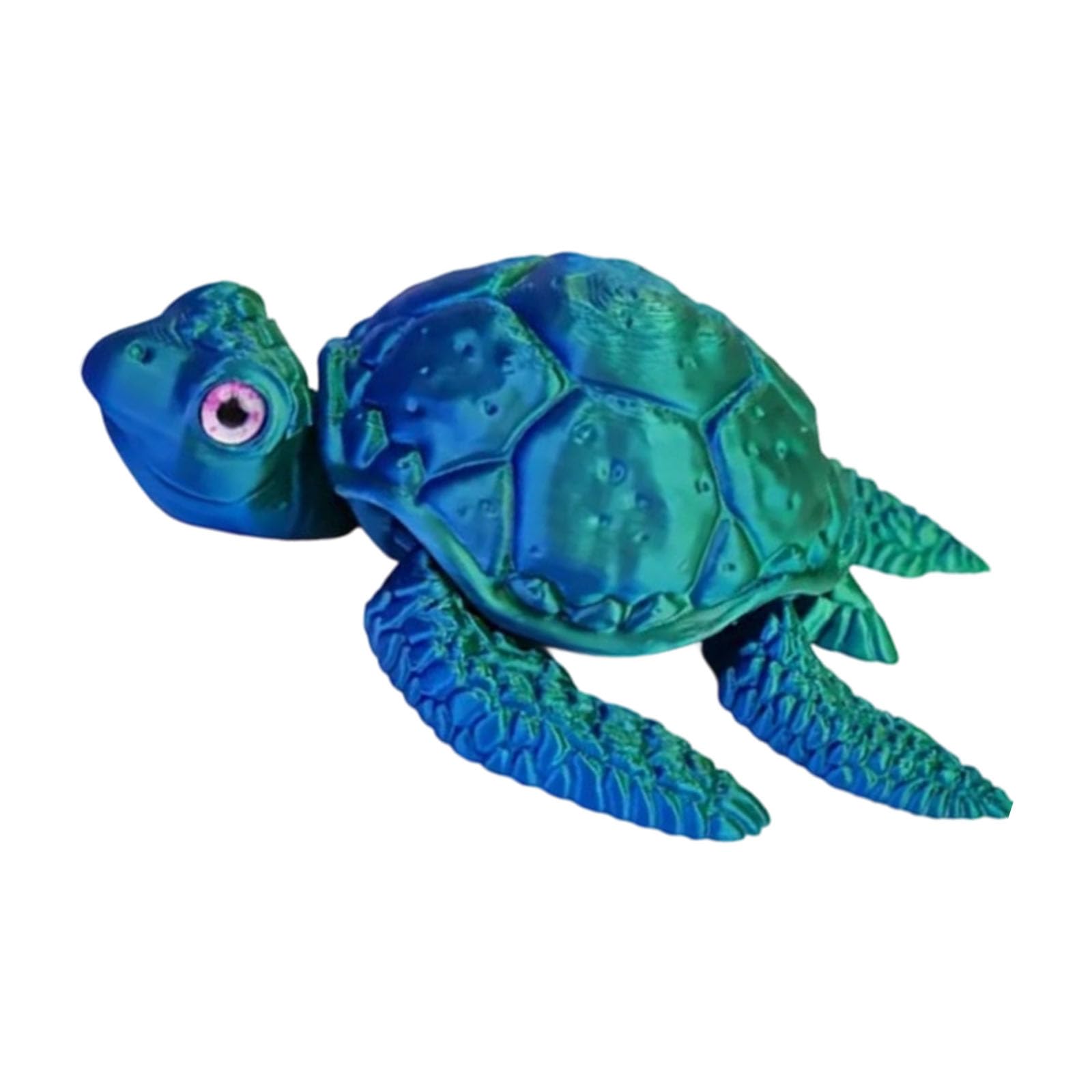 Qcbuegof 3D Printed Sea Turtle, Flexible Joint Articulated Fidgets Toy Realistic Turtles Statue Ornament Home Decors Flexible Joint Articulated Fidgets Toy