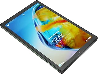 Haofy Gaming Tablet, 5G WIFI Night Reading Mode Support Fast Charging 100-240V 4GB 64GB Octa Core Processor HD Tablet for Reading (UK Plug)