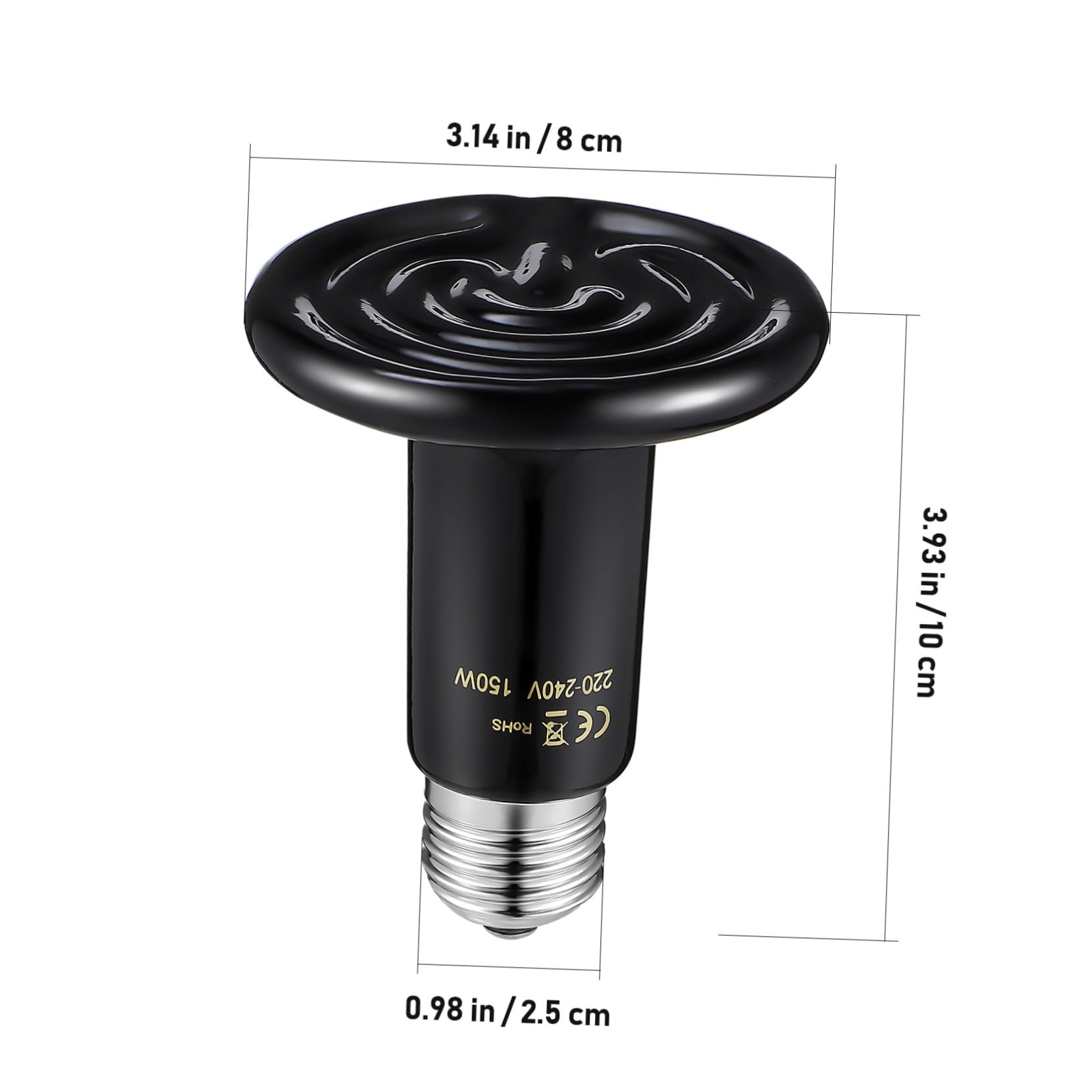 3 Szt Grzewcze Do Terrarium Grzewcze Dla Zwierząt Emitery Ciepła Dla Gadów Lampa Grzewcza Dla Jaszczurek Lampa Grzewcza Dla Gadów Żarówki Do Lamp Grzewczych Dla
