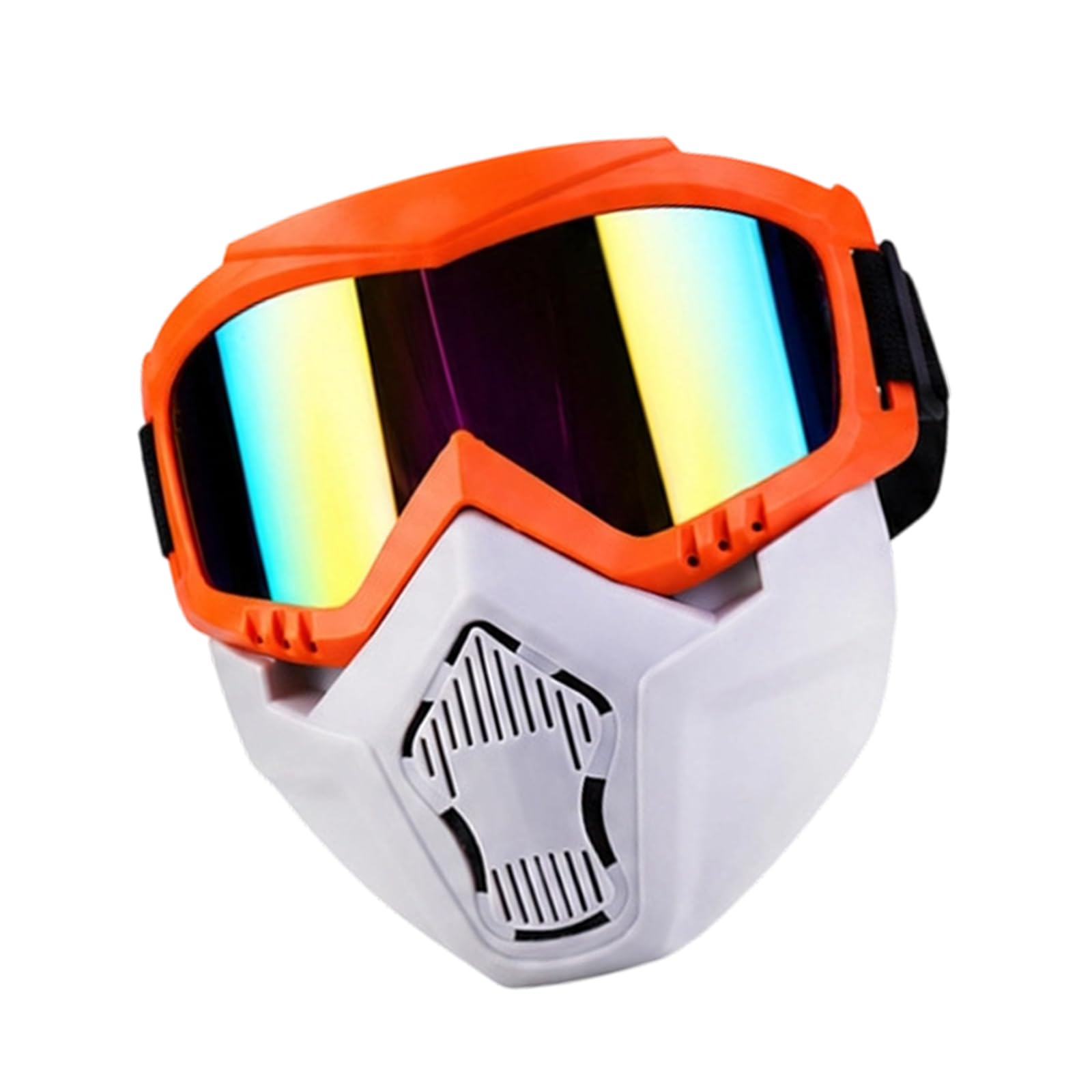Carotoe Dazzling Colors Polycarbonate Face Guard With Soft Cushioning Full For Whole Day Comfort In Harsh Weather Conditions And Labor Full Security