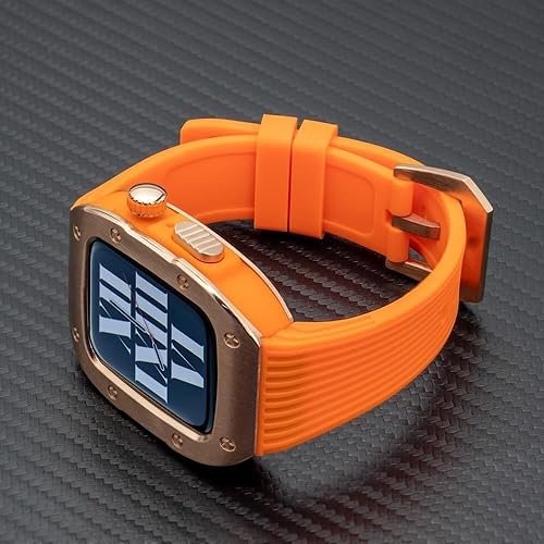 Miniatura 8 de Luxury Stainless Steel Refit Silicone Watch Strap Rm Mod KitFor Apple Watch Ultra 8 7 6 SE 5 4For Iwatch 44mm 45mm 49mm Modification Kit Replacement