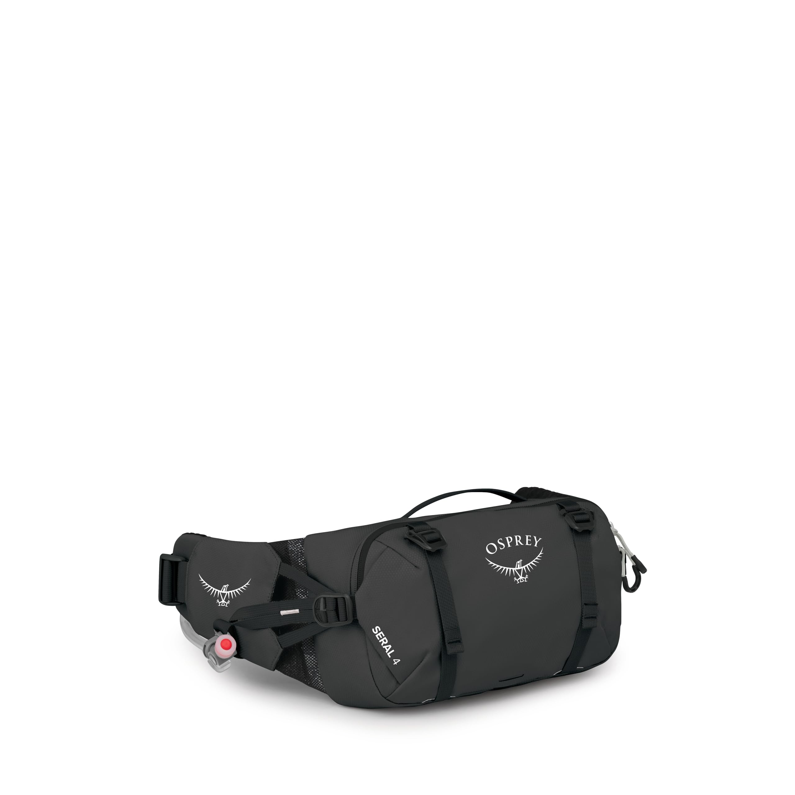 Osprey Seral 4L Biking Waist Pack with Hydraulics Reservoir for Men & Women, Hydration Belt with Water Bladder, Raven Black