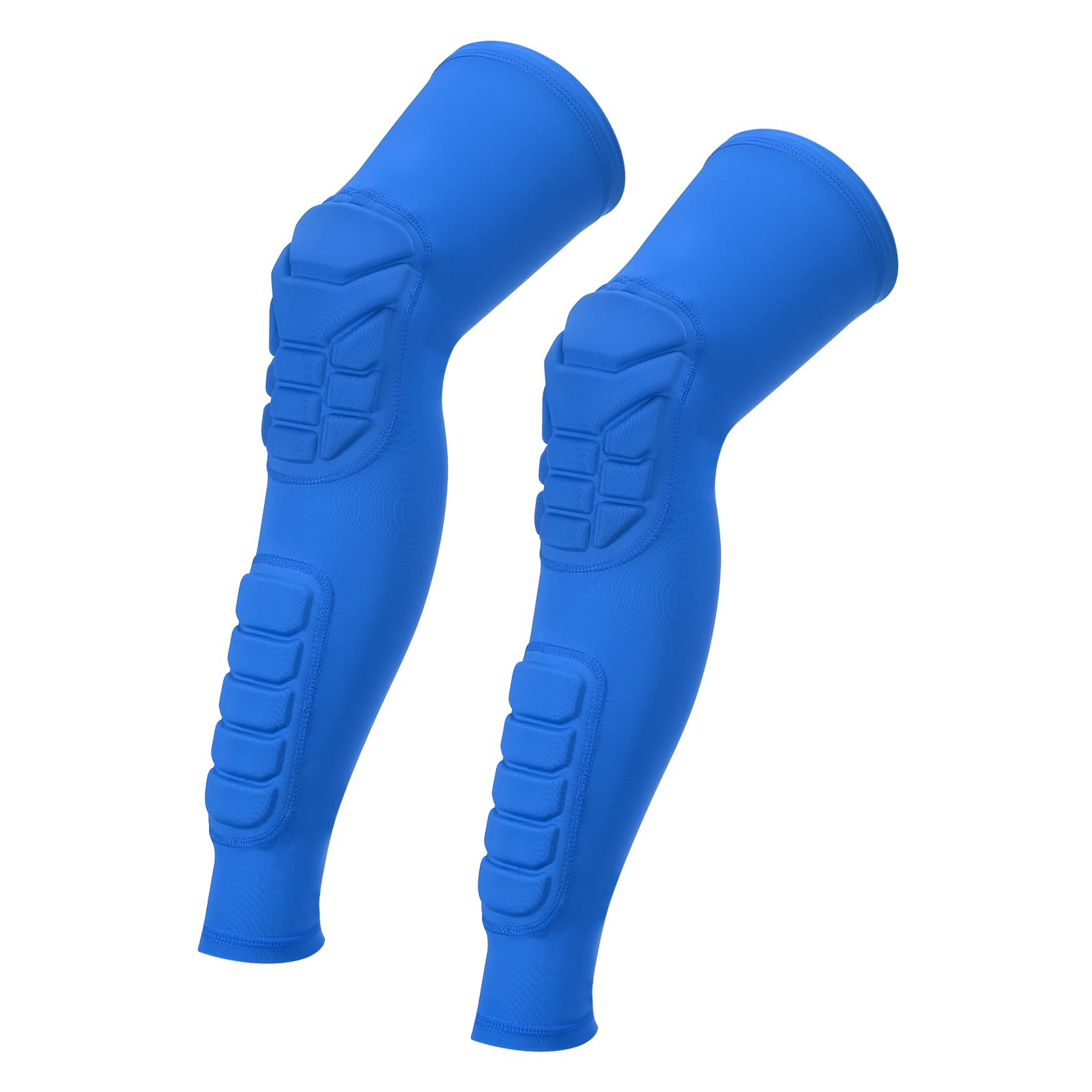 PATIKIL Lot de 2 genouillères XL pour mollets et genouillères de compression pour jeunes adultes, football, basket-ball, baseball, blanc PATIKIL Lot de 2 genouillères XL pour mollets et genouillères de compression pour jeunes adultes, football, basket-ball, baseball, blanc