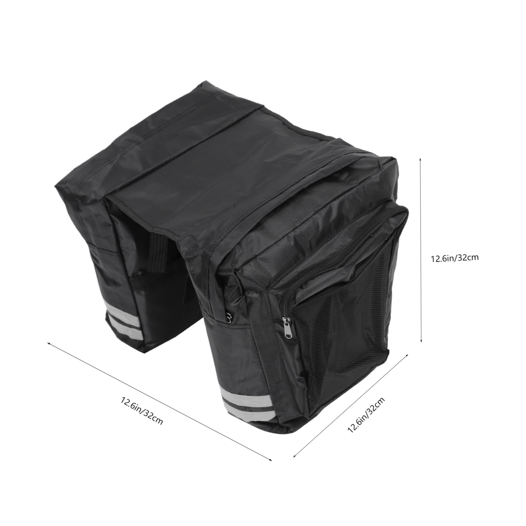 BRIGHTFUFU Capacity Rear Bike Saddle Bag Double Pannier for Mountain Biking Easy Installation Ample Storage for Cycling Accessories for Commuting and