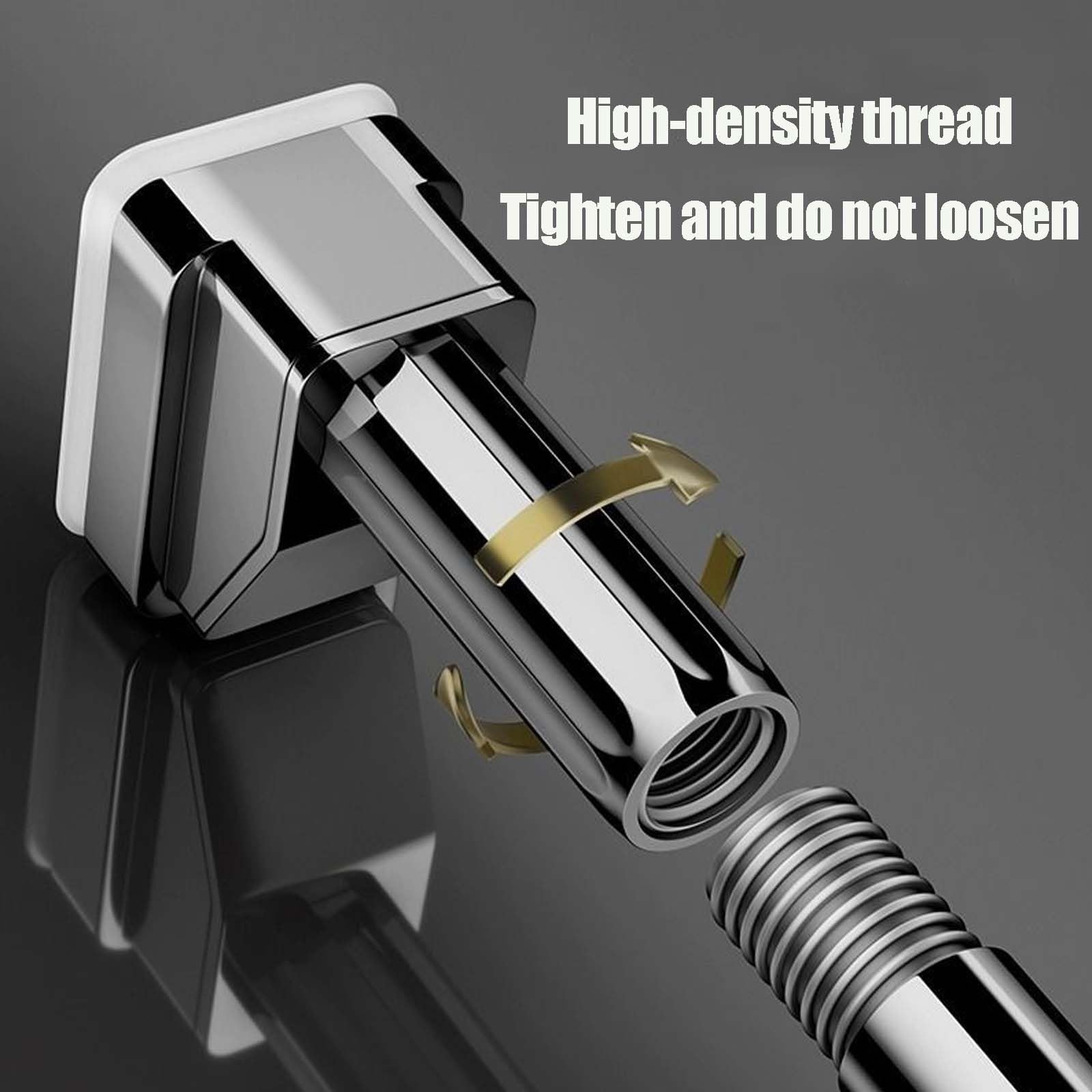 Tringle à Rideau de Douche Sans Perçage 40-500cm Tringle de Rideau de Douche Réglable Tringle Télescopique Inox Extensible Barre Rideau Douche Antidérapant pour Penderies
