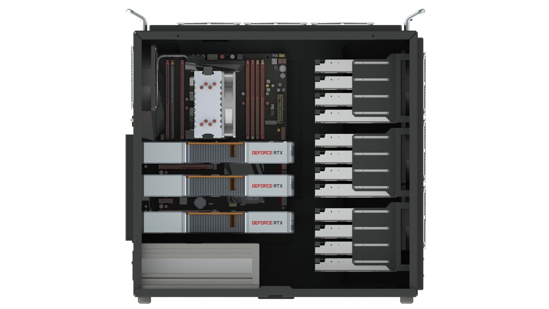 Extreme Machines Alloy Steel Xtrememiner Ipc Industrial Gaming Pc Case (Em-Lr Full Tower Pc Case), Black-image-30