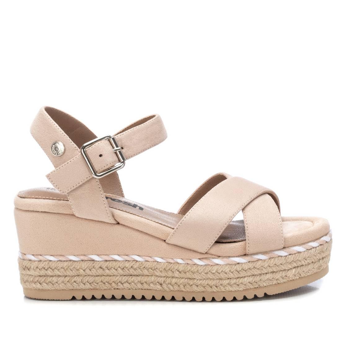 REFRESH 17058704, Wedge sandals Woman, Beige 50, 5 UK