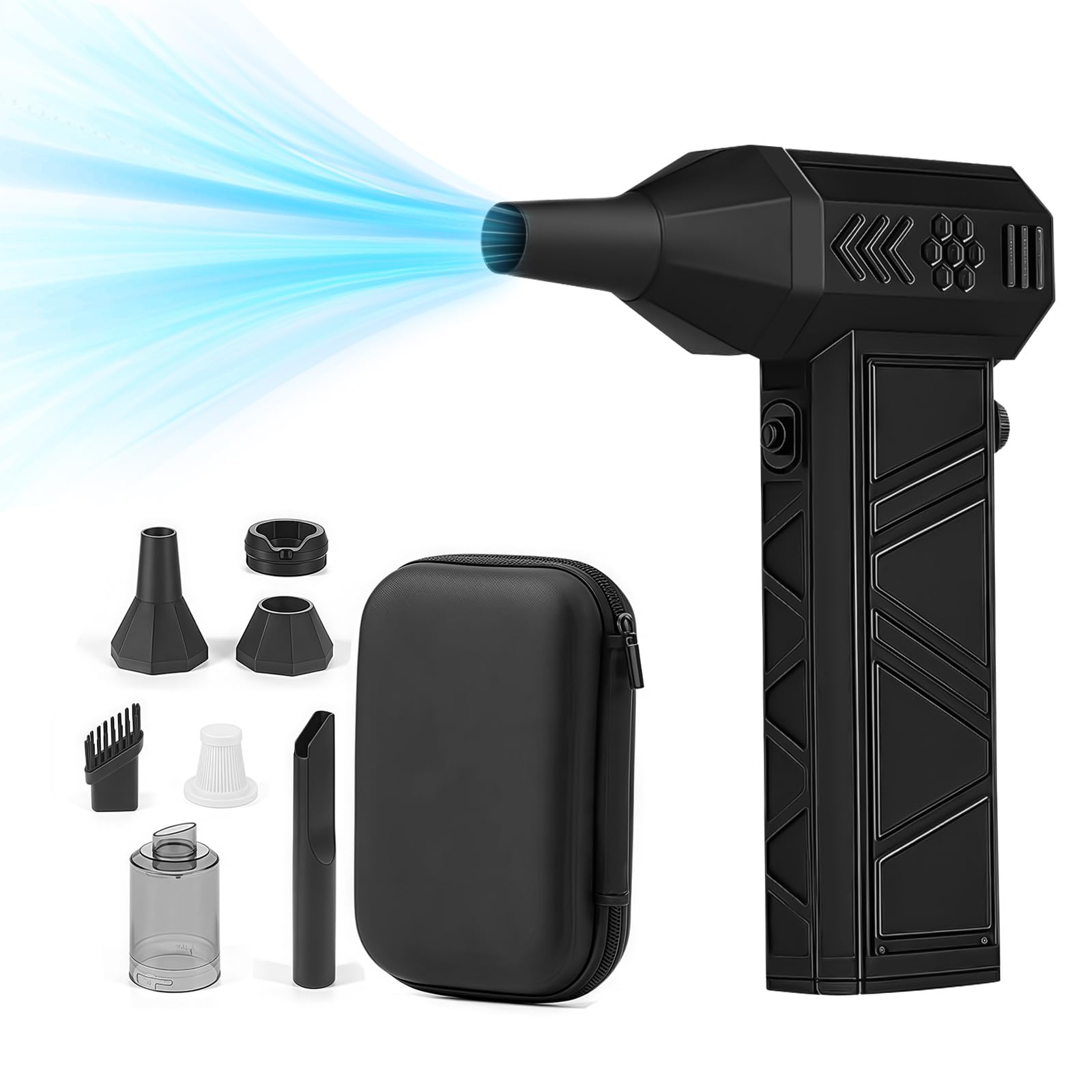 ゆに0317　ブロワー Amazon.co.jp: エアダスター 電動 ブロワー 強力140000RPM高速