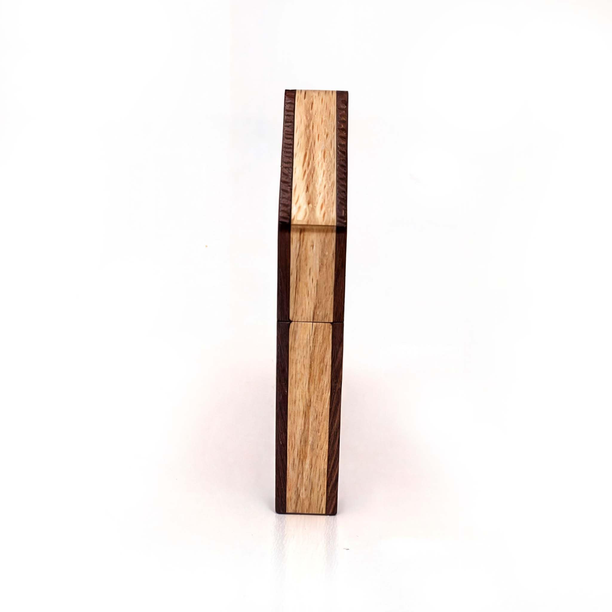 ZYNTIX Wooden Card Holder Wallet for Man - Elegant Wallet for Men, Slim Card Holder with Natural Finish, Handmade RFID Blocking Design, Compact & Stylish Accessory for Everyday Use