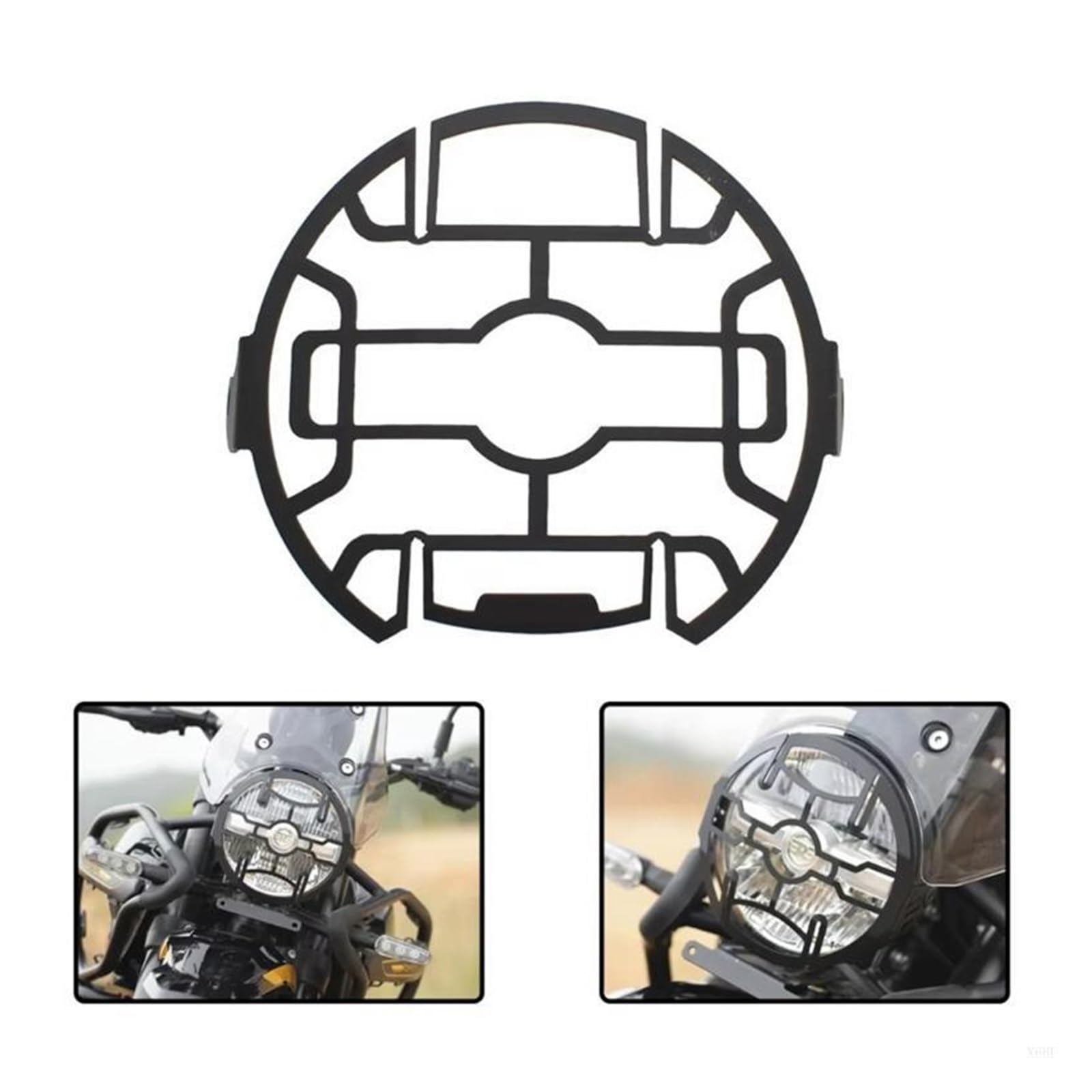 Scheinwerferschutzgitter Aus Metallgewebe, Verstärkt Für Adventure 450 Motorräder, Schutzgitter Für Motorrad-Frontscheinwerfer Motorrad Mesh Frontlicht Schutzabdeckung