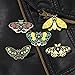 Butterfly Enamel Pins Set Cool Horror Enamel Lapel Pins Brooches for Backpacks Steampunk Badge Jewelry for Women (butterfly pins 5pc)