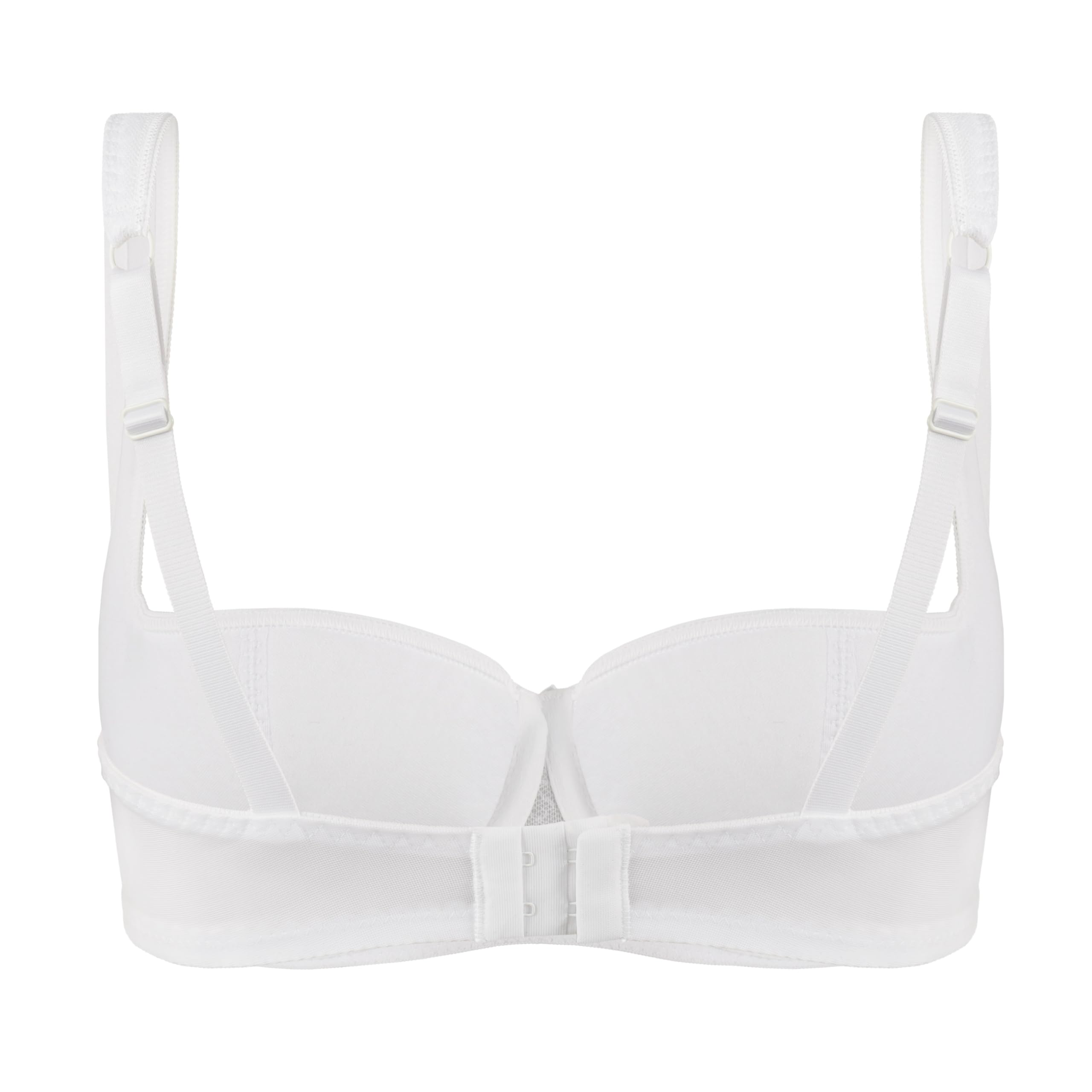 ROSME Sujetador Balconet de Mujer Lingerie, colección Grand, Blanco, Talla 110A