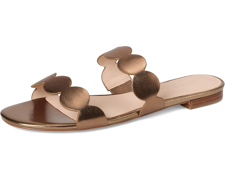 Jack Rogers Greglen Slide - Metallic Nappa - Front View