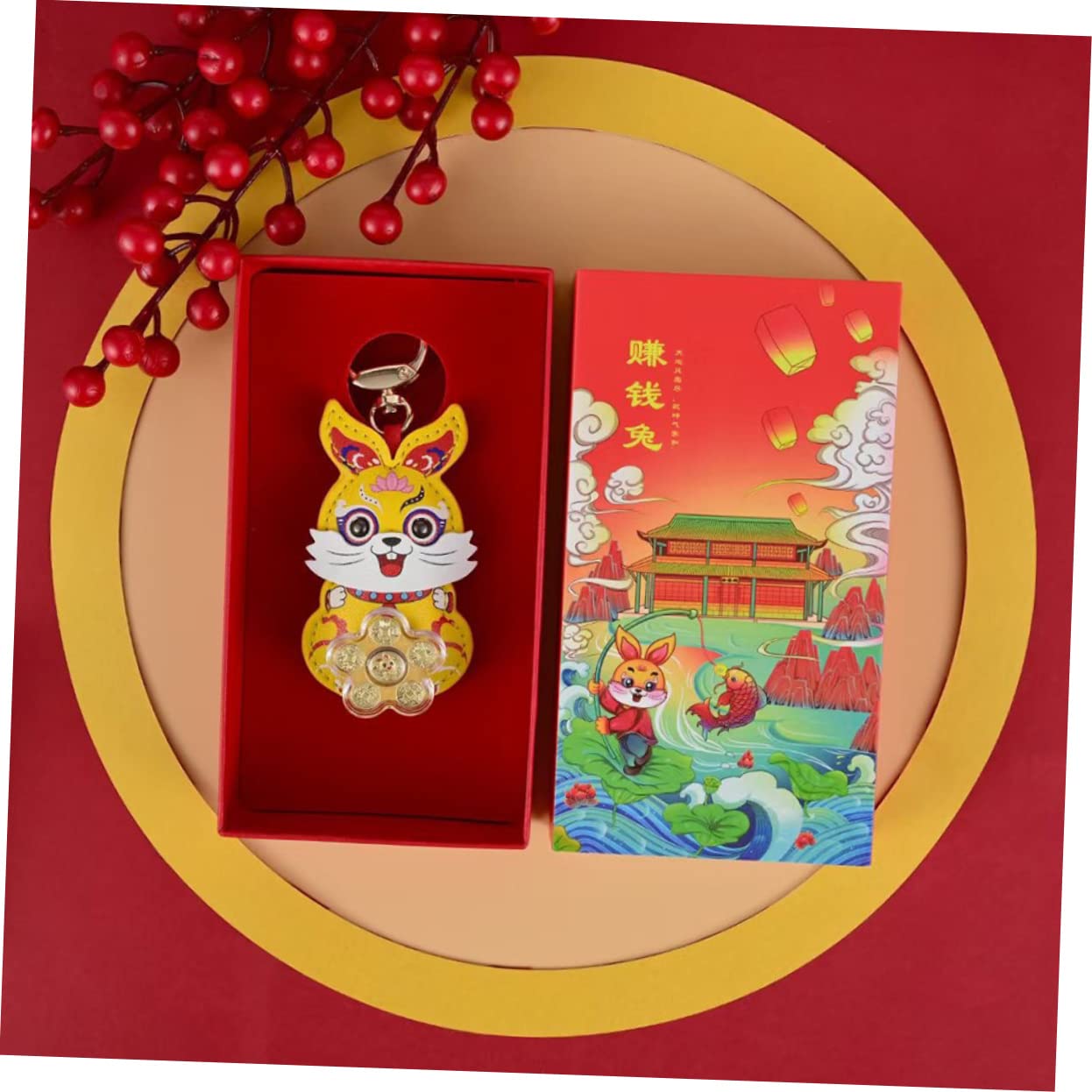 LIFKOME 5pezzi Portachiavi Ciondolo Decorativo Per Borse e Accessori Idea Per Per Capodanno