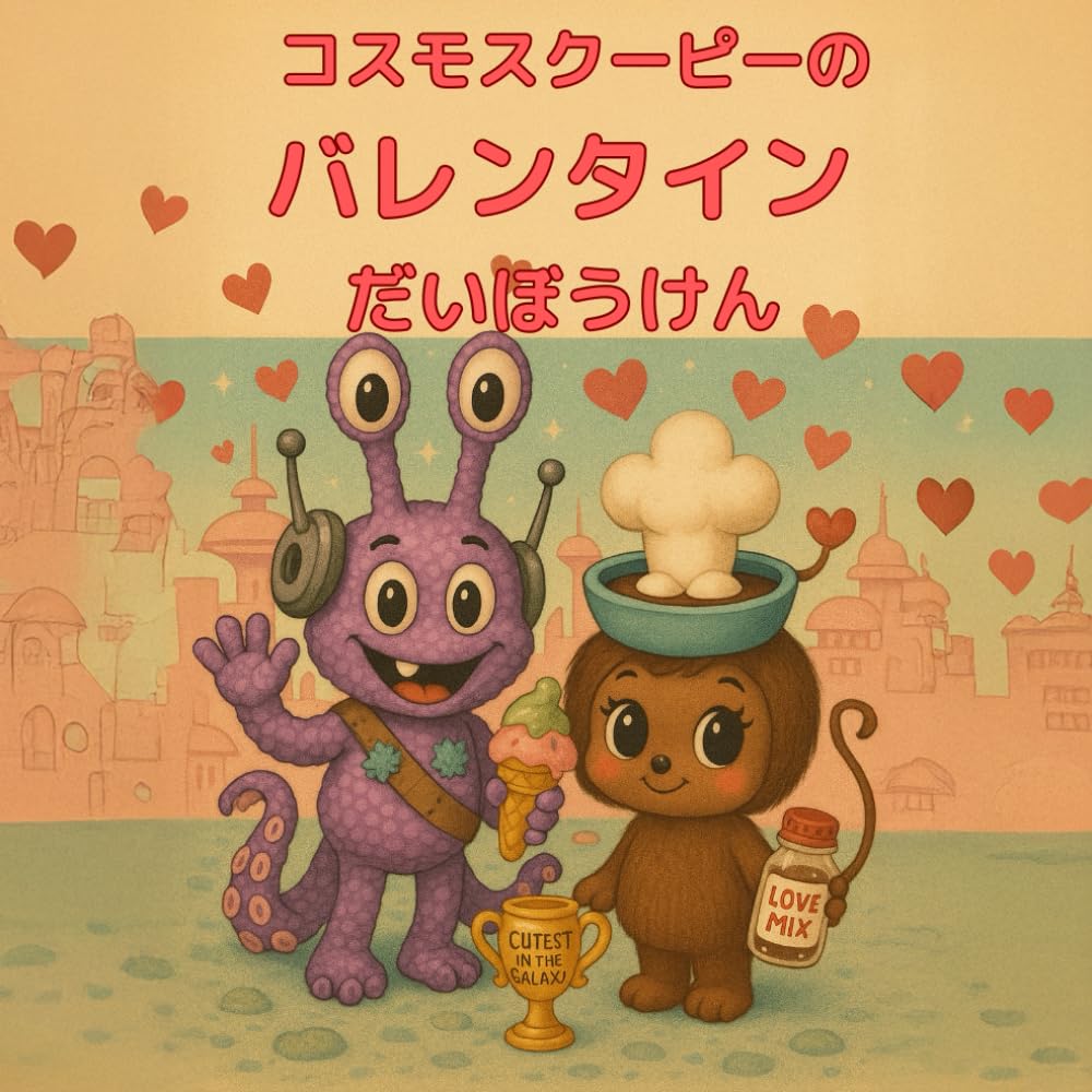 コスモスクーピーの バレンタイン だいぼうけん: チョコとアイスの ふしぎな たび (コスモスクーピー 日本語版)