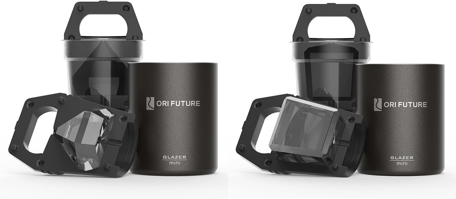 GLAZER mini, Clear Diamond & Cube Ice Mold
