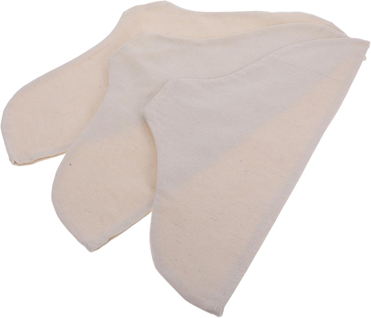 Ciieeo Wardrobe Hanger Covers 3pcs Anti-slip Cotton Covers for Clothing Store Home Use Shoulder Shape Retention Breathable Fabric Universal Fit