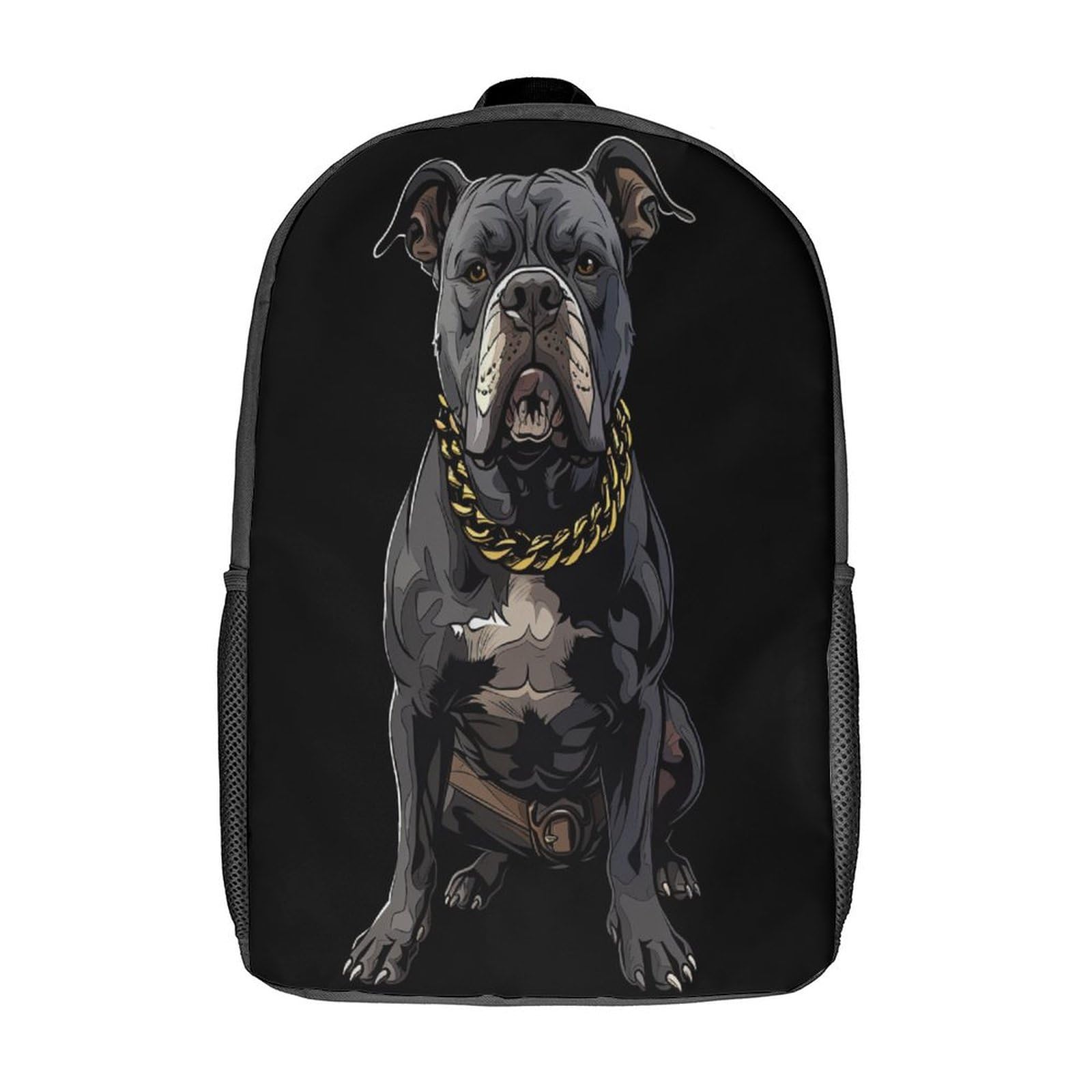 XIAOCHENG French Bulldog Escolar Mochila Entre Mochila Estampada Bolsa De Impermeable Respirable Material De Lienzo Poliéster Para Niños Niñas Estudiantes Adolescentes 17inch