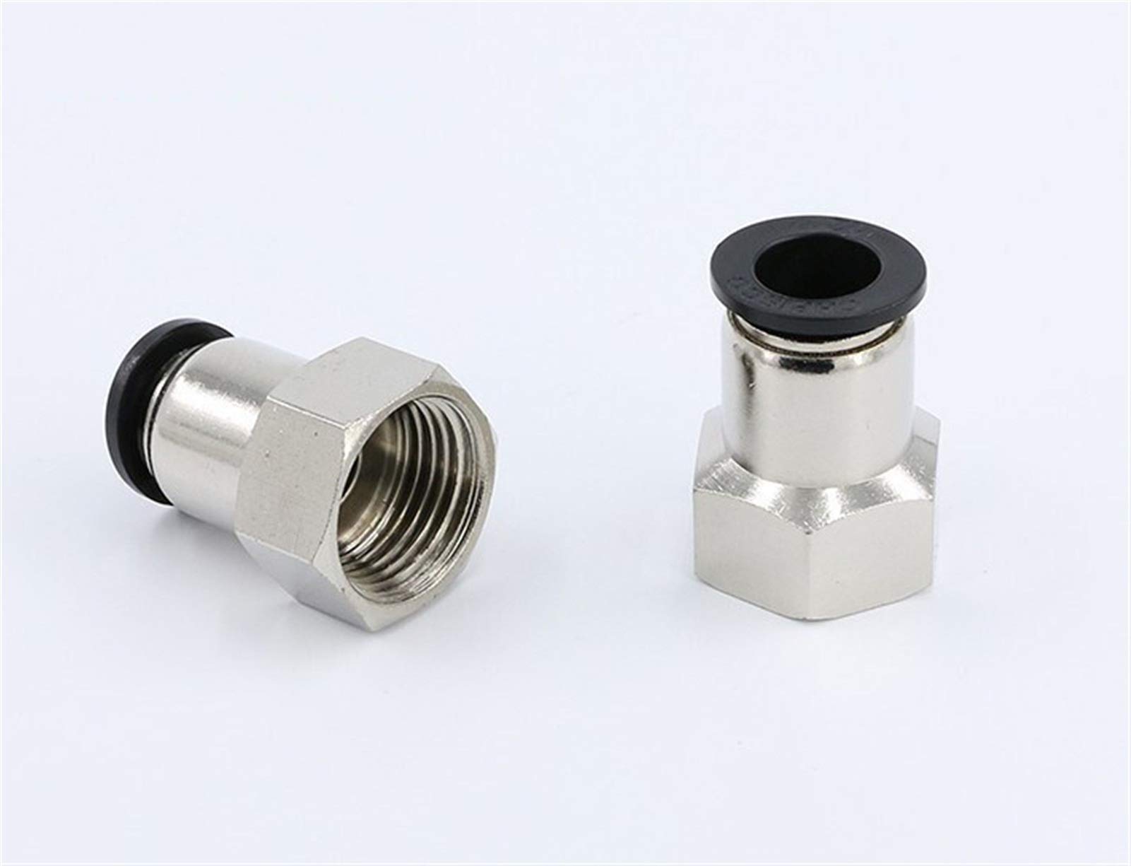 Conector neumático PCF hembra de 10 piezas con rosca M5 a 1/2 para tubos de aire 1