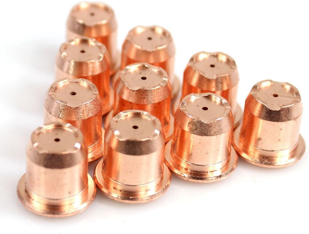 Plasma Cutting Torch PD0102-10 Nozzle Tip 40A 1.0mm 0.039'' Fit Trafimet S45 QTY-10
