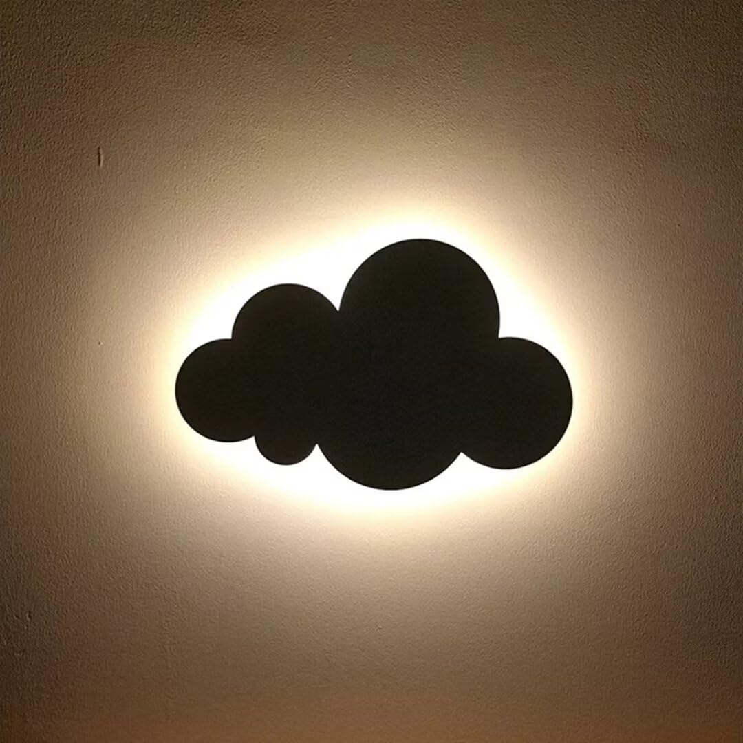 Lampa ścienna 3D LED z efektem chmury dla pokoju dziecięcego, lampka nocna, światło dekoracyjne, lampa ścienowa do sypialni, salonu, schodów, 18 W, 3 tryby oświetlenia