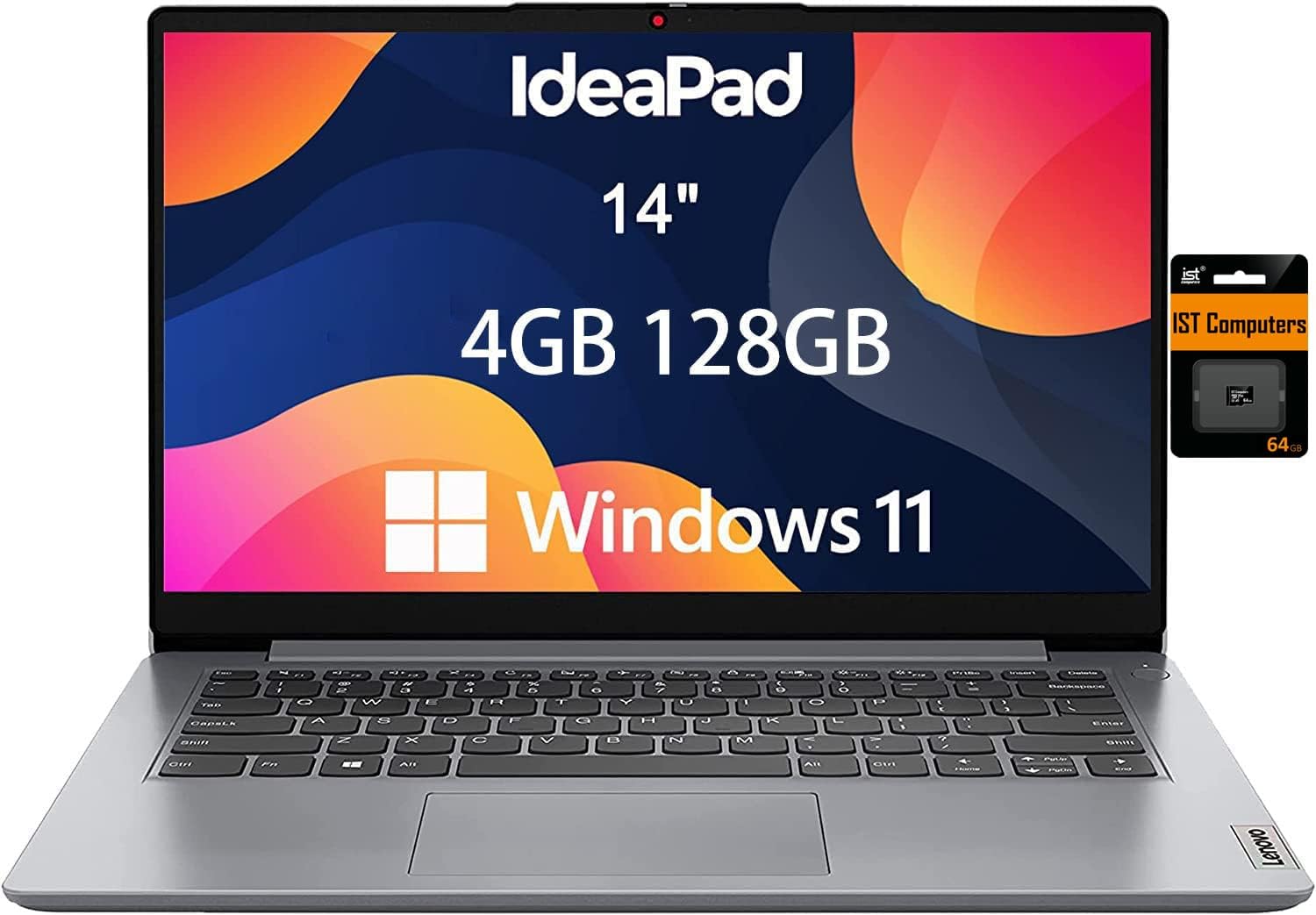 Lenovo Ideapad 1i 14 HD Laptop with Intel Celeron, Trinidad and